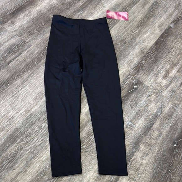 Motionwear Black Athletic Leggings - Picture 1 of 2